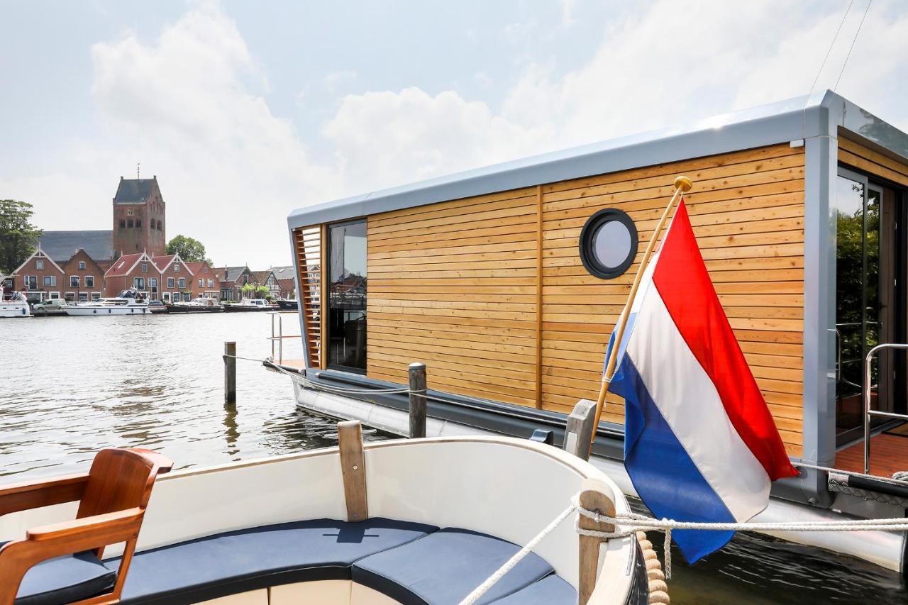 Luxe Houseboat Skoft Otel Grou Dış mekan fotoğraf
