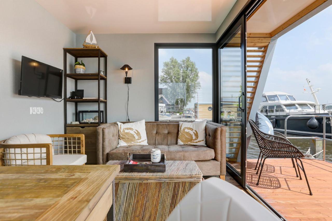 Luxe Houseboat Skoft Otel Grou Dış mekan fotoğraf