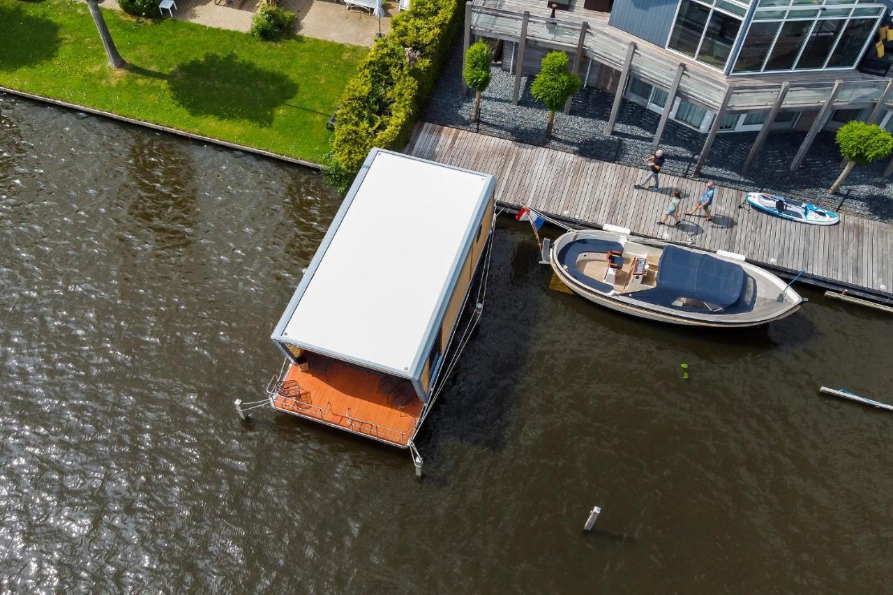 Luxe Houseboat Skoft Otel Grou Dış mekan fotoğraf